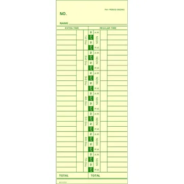 013702 Time Card