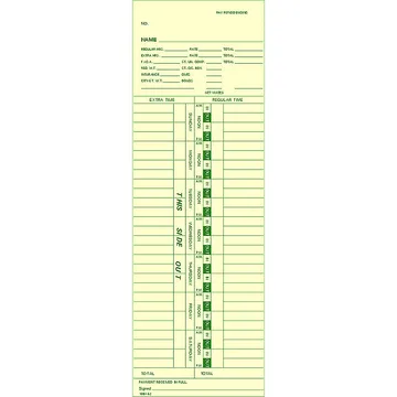 100162 Time Card