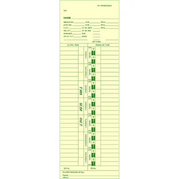 100262 Time Card