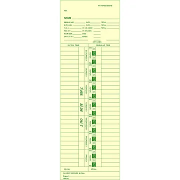 100282 Time Card