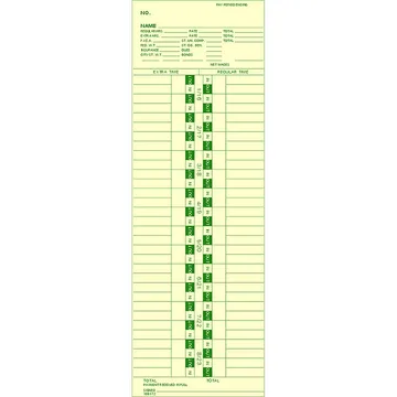 100372 Time Card