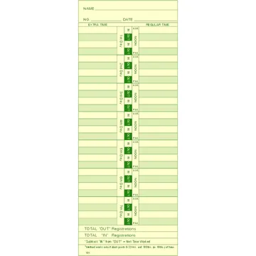 101 Time Card