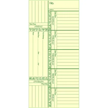 12030-2 Time Card