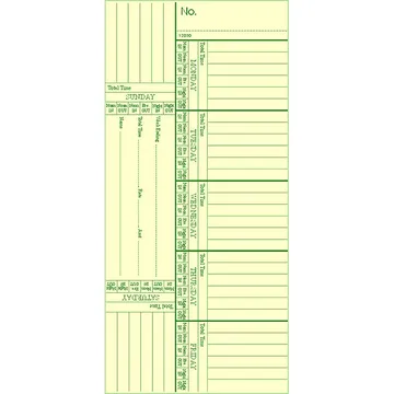 12030 Time Card