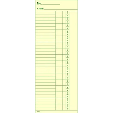 1566L Time Card
