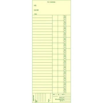 1903L Time Card