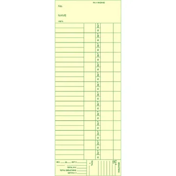 1907L Time Card