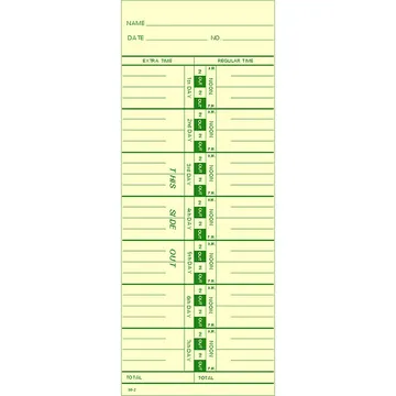 30-2 Time Card