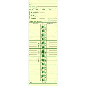 3200-2 Time Card