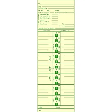 3200 Time Card
