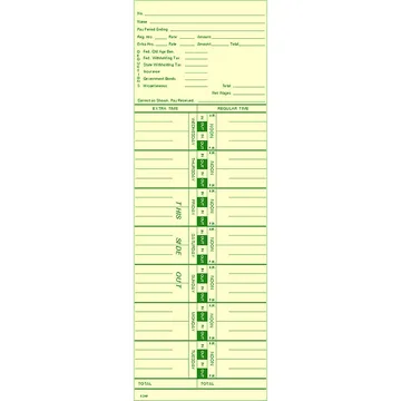 3240 Time Card