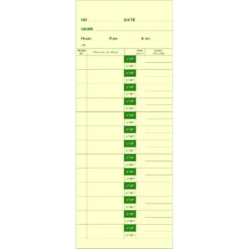 350 Job Cost Time Cards