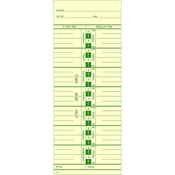 36 Time Card