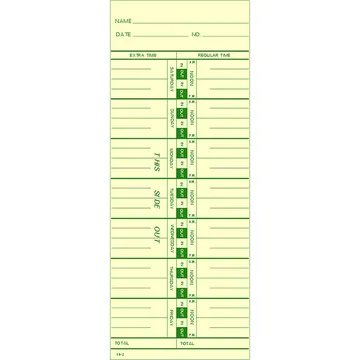 38-2 Time Card