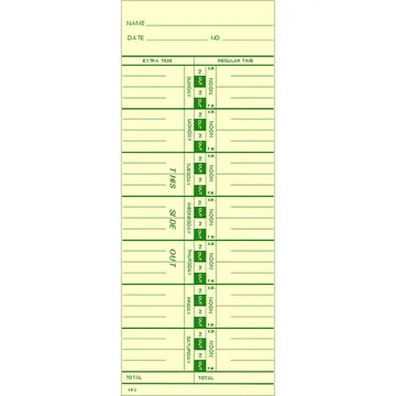 39-2 Time Card