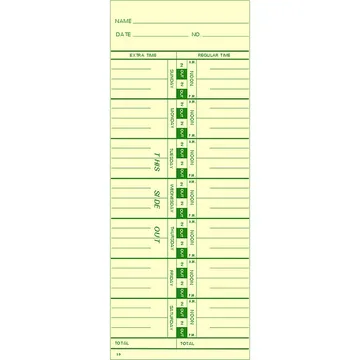 39 Time Card