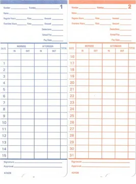 42426 Time Card