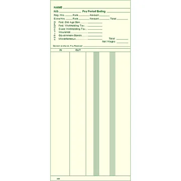 440-2 Bi-Weekly Time Cards
