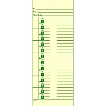 5068R Time Card
