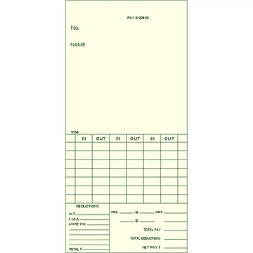 5594 Time Card
