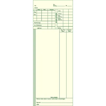 6500 Time Card