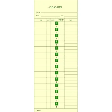 800622-2 Job Cost Time Cards