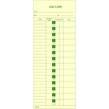 800632 Job Cost Time Cards