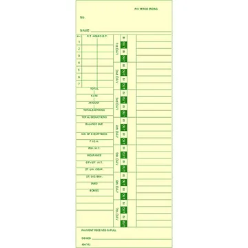 800762 Time Card