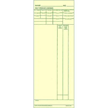 84131 Time Card