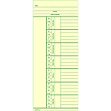 Adams 9664 Time Card, photo 2