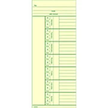 Adams 9761 Time Card, photo 2