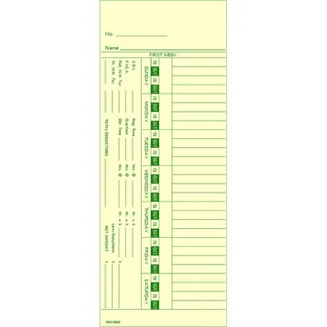 AMA5400 Time Card