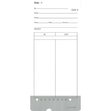 AT27TC50 Time Card