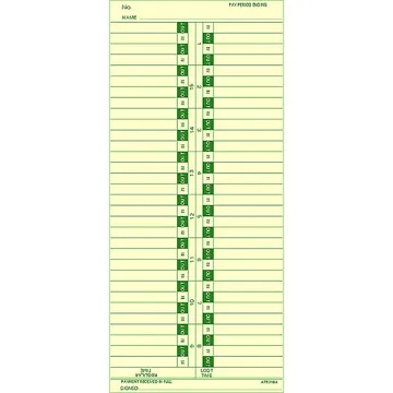 ATR3104 Time Card