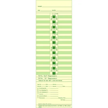CH100 Time Card