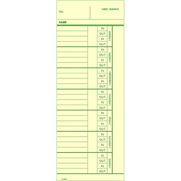 K1402 Time Card