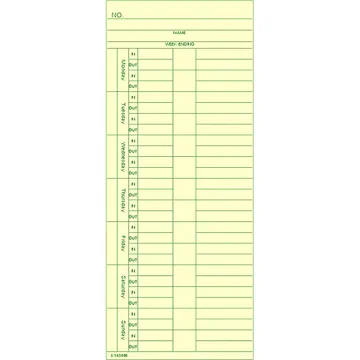 K143480 Time Card
