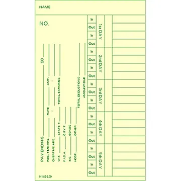 K143629 Time Card