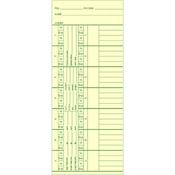 K144505 Time Card