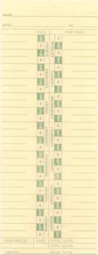 L31 (irregular) Time Card