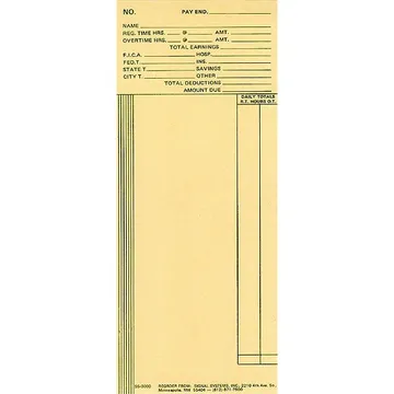 SS3000 Weekly Time Cards