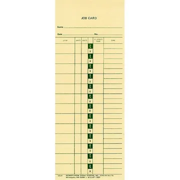 SSL61 Job Time Cards