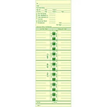 Tops 1253 Time Card, photo 3