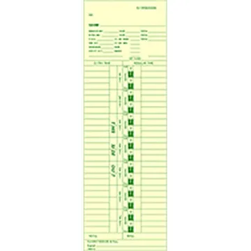 Tops 1255 Time Card, photo 3