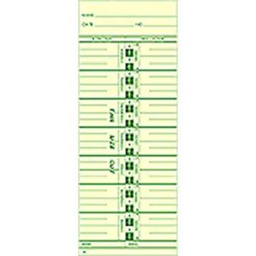 Tops 1259 Time Card, photo 2